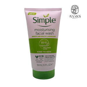 ژل شستشو صورت مدل moisturizing سیمپل حجم 150میلی لیتر